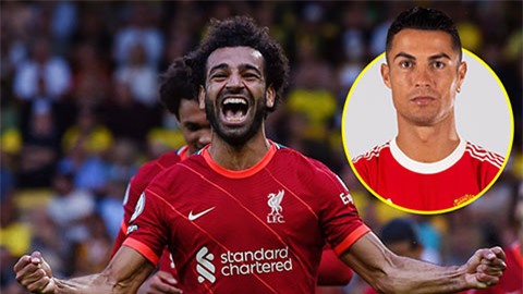 Tiá»n đạo xuất sắc nhất Ngoại hạng Anh sau 7 vòng: Ronaldo không địch lại Salah