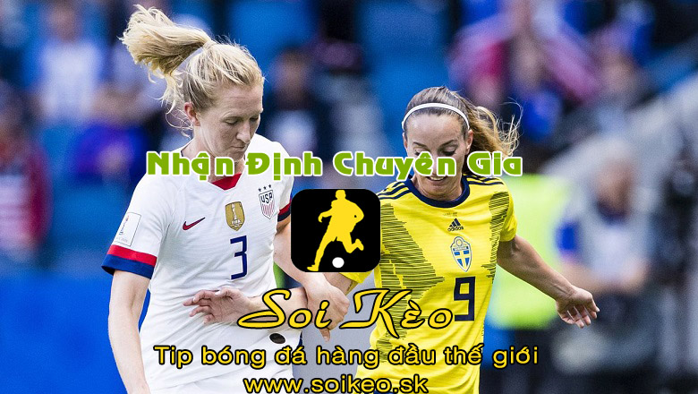 Soi Kèo tip bóng đá Nữ Thụy Äiển - Nữ Mỹ